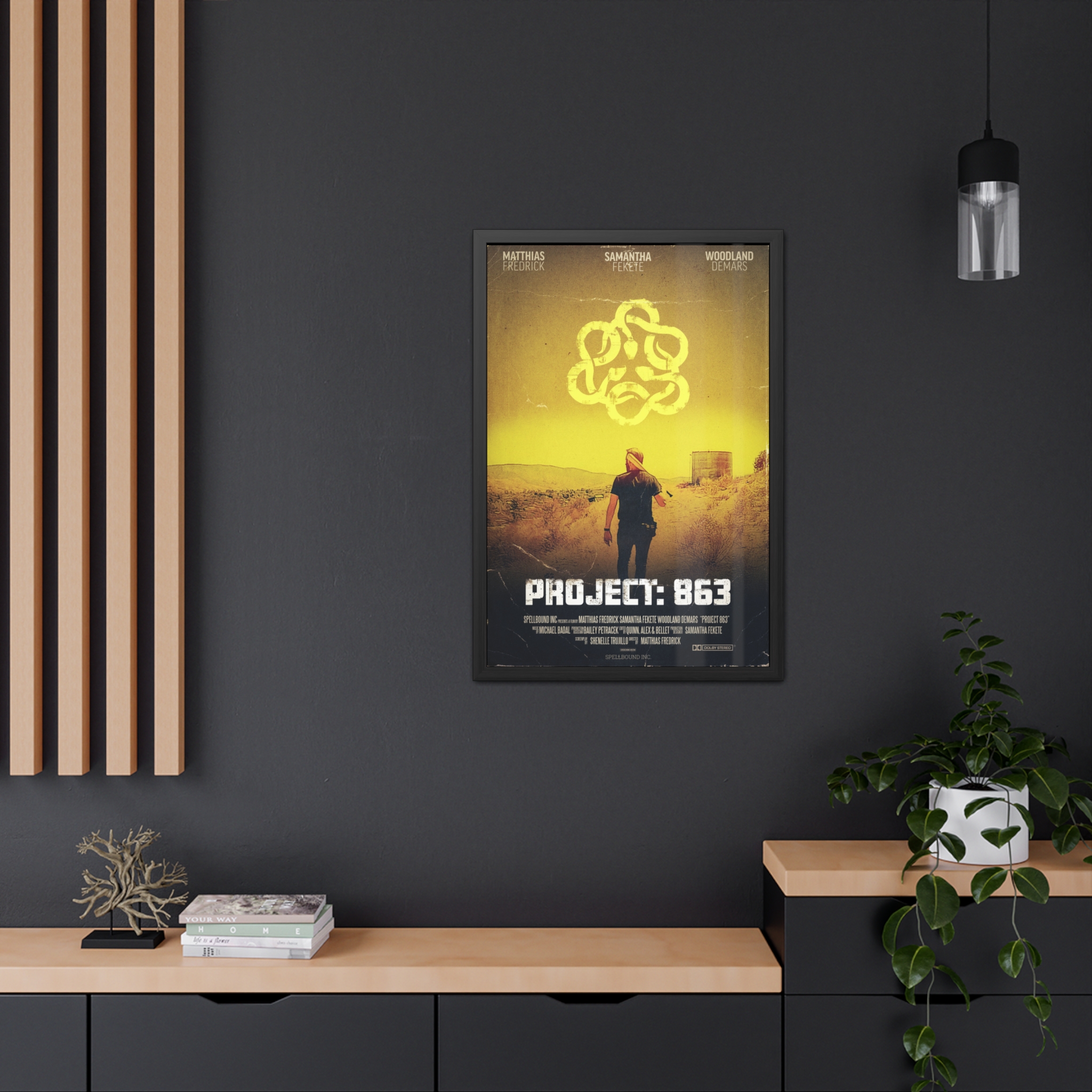 Framed Project: 863 Poster – Vintage Conspiracy Design (Spellbound Inc) - Image 8