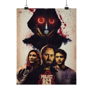 Project 863 Matte Vertical Posters, Wall Art, Home Decor, Horror Decor, Unique Gift, Movie Poster