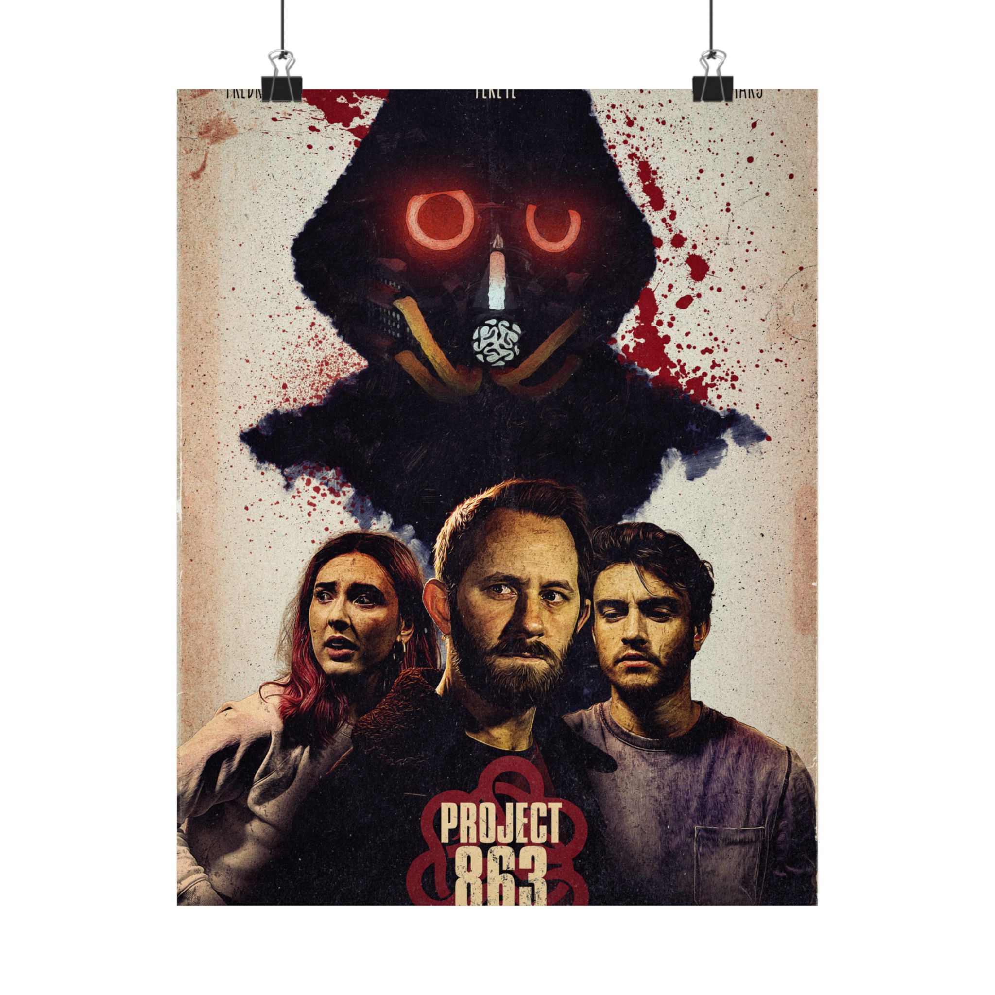 Project 863 Matte Vertical Posters, Wall Art, Home Decor, Horror Decor, Unique Gift, Movie Poster