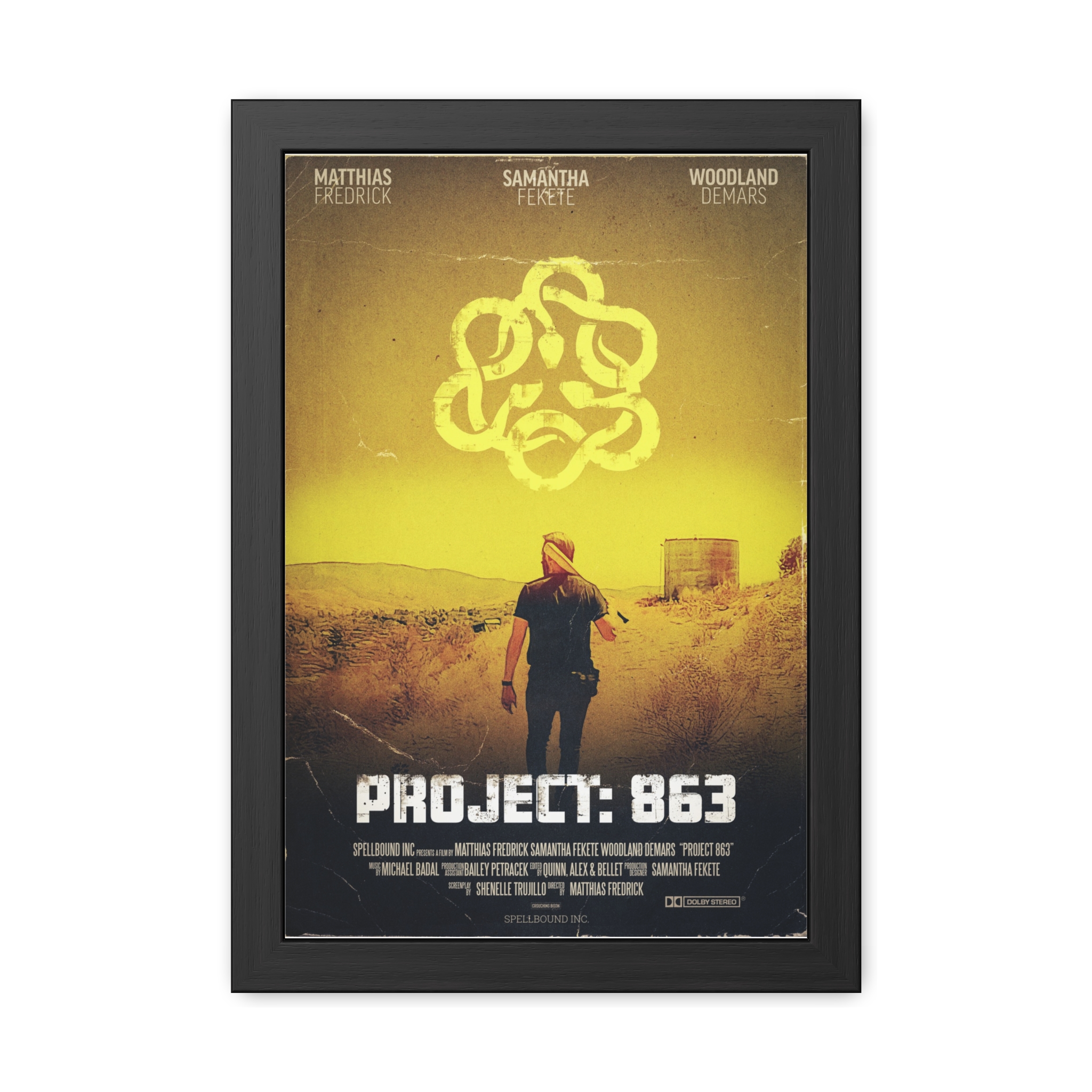 Framed Project: 863 Poster – Vintage Conspiracy Design (Spellbound Inc)