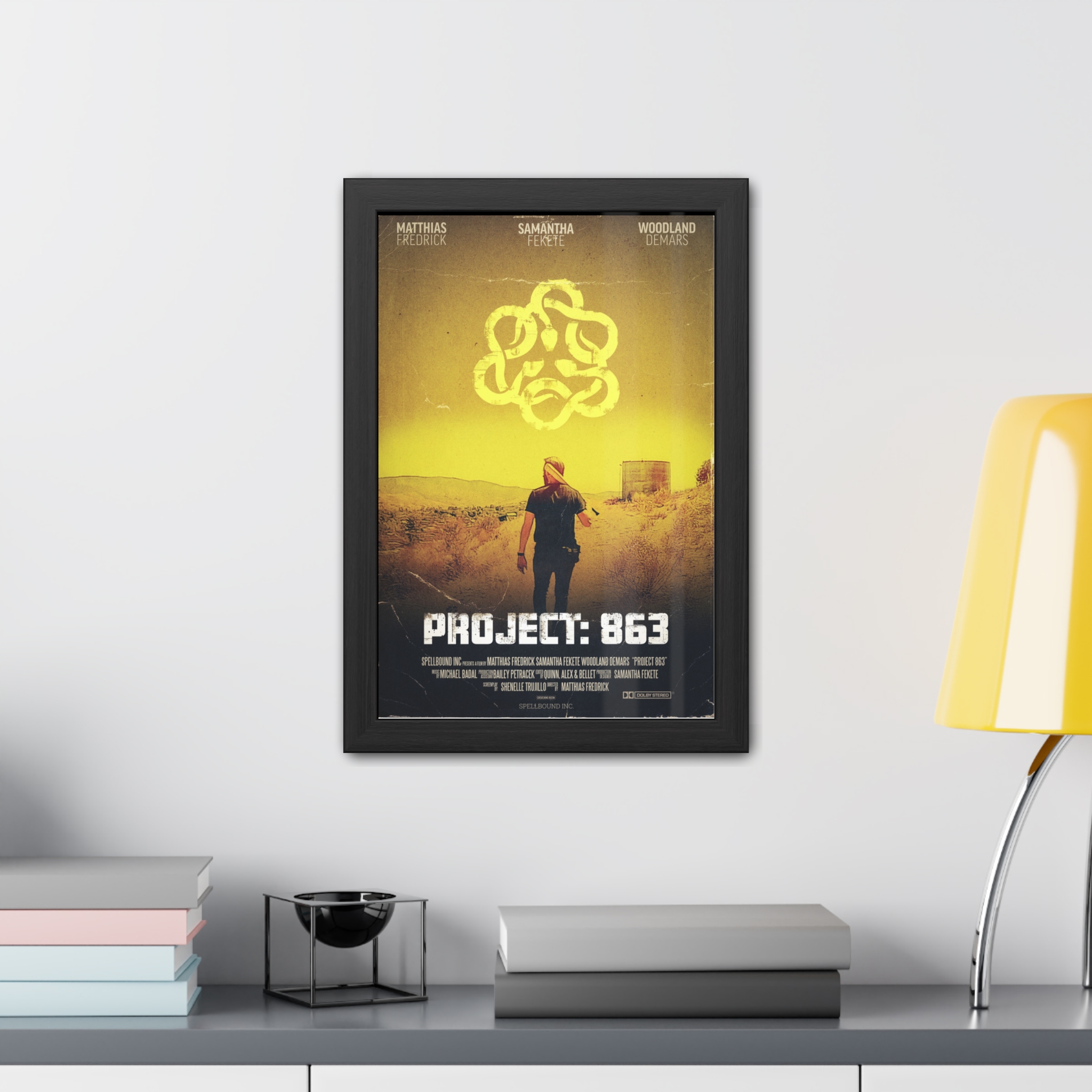 Framed Project: 863 Poster – Vintage Conspiracy Design (Spellbound Inc) - Image 3