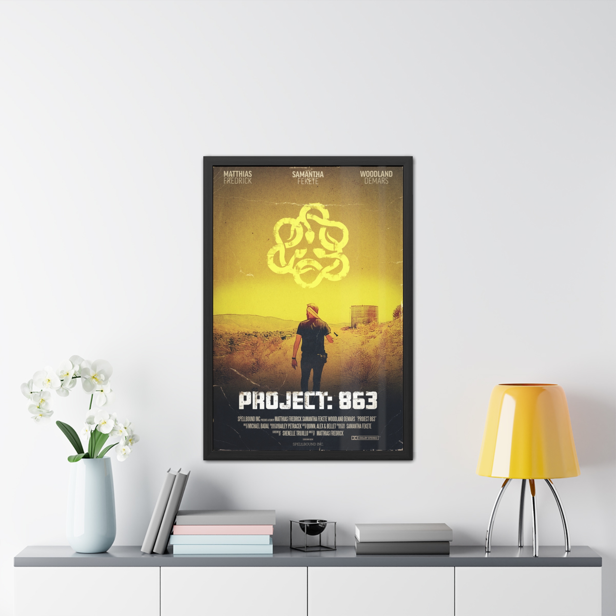 Framed Project: 863 Poster – Vintage Conspiracy Design (Spellbound Inc) - Image 7