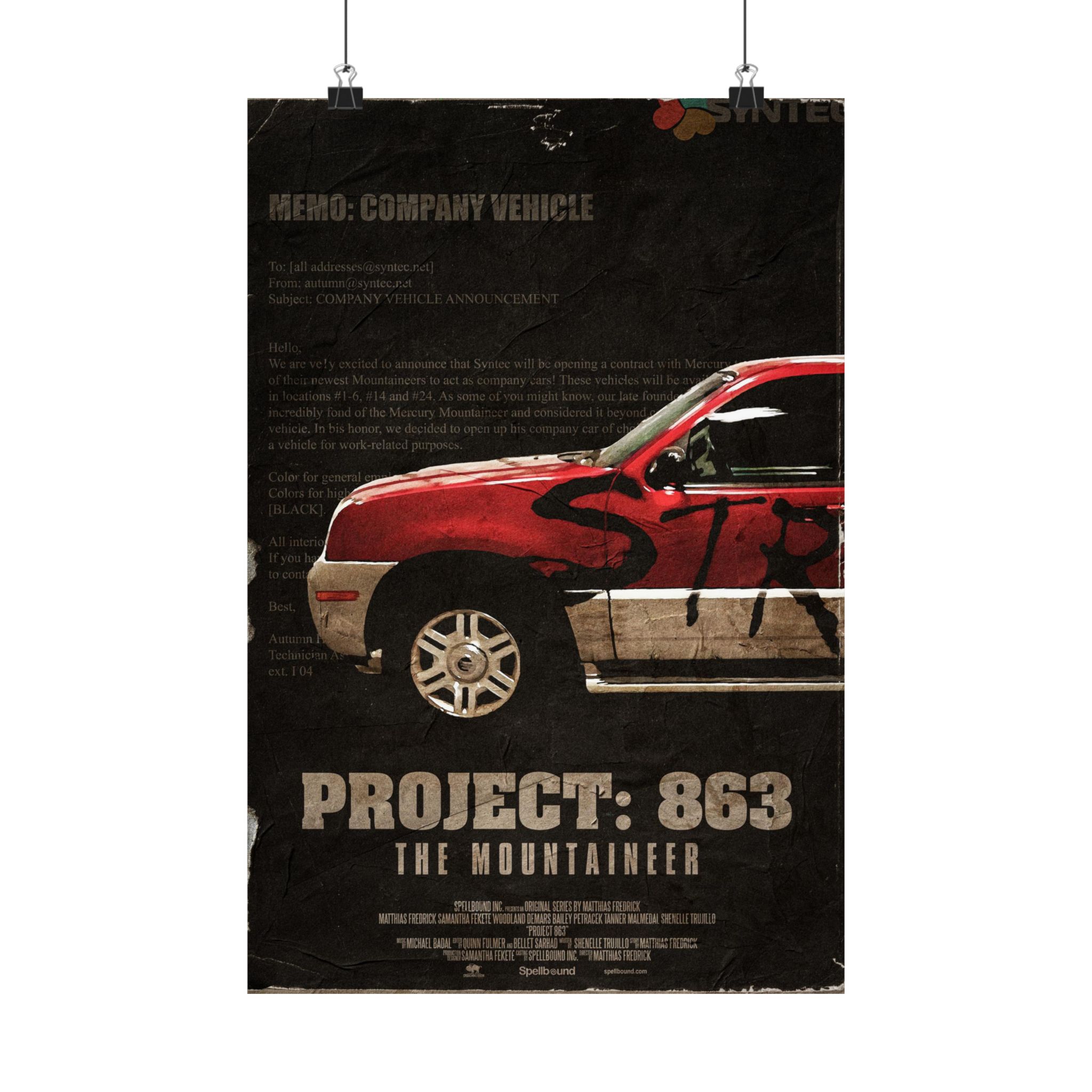 Project: 863 The Mountaineer 1 Poster | Adventure & Mystery Wall Art