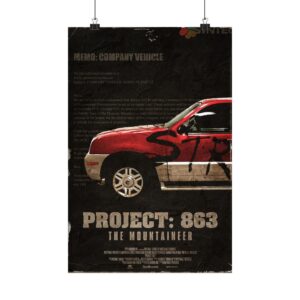 Project: 863 The Mountaineer 1 Poster | Adventure & Mystery Wall Art