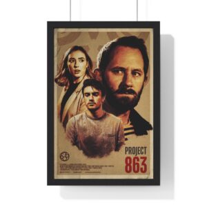Project 863 Framed Poster – Vintage Thriller Movie Art Print