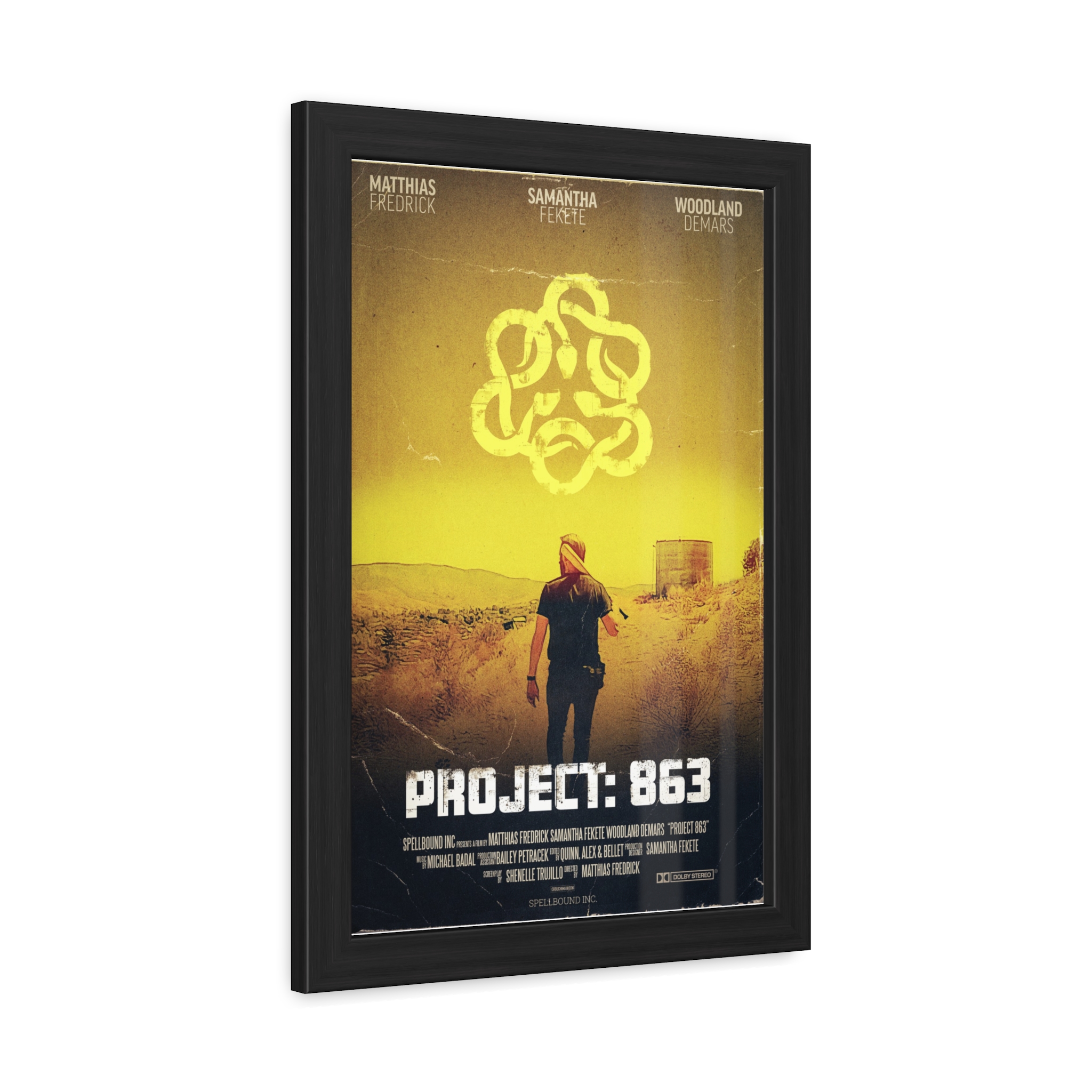 Framed Project: 863 Poster – Vintage Conspiracy Design (Spellbound Inc) - Image 2