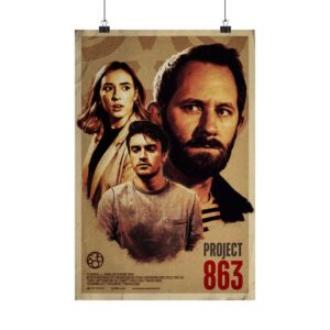 Project 863 Matte Vertical Art Print - Worn