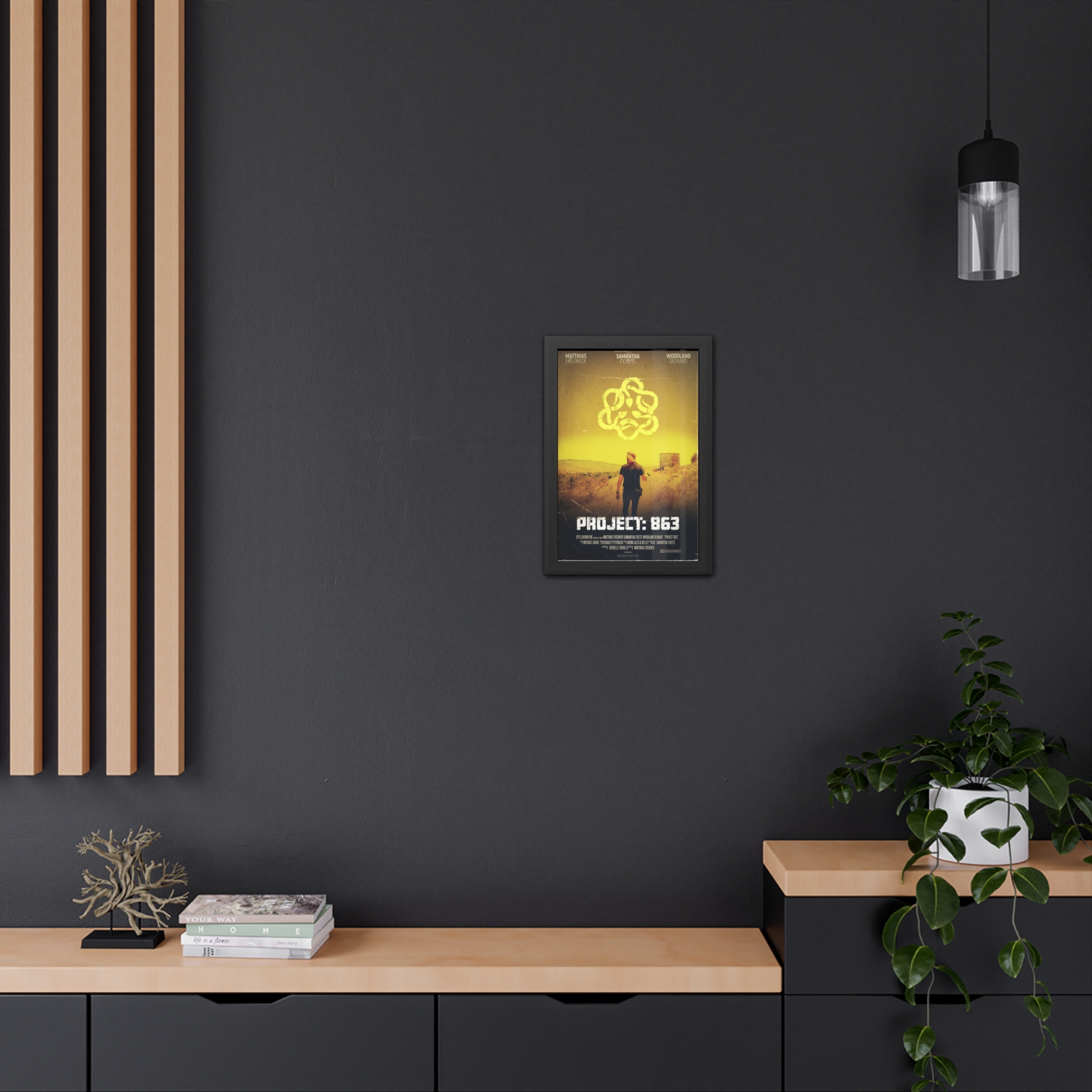 Framed Project: 863 Poster – Vintage Conspiracy Design (Spellbound Inc) - Image 4